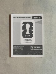 2026 Panini FIFA World Cup Sticker Foil Team Logo #MAR1 Morocco