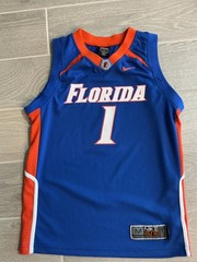 Florida Gators NCAA Nike Blue/Orange Basketball Jersey #1 Youth Sz Medium