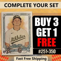 2025 Topps Allen & Ginter Baseball Base Singles SP #251-350 You Pick
