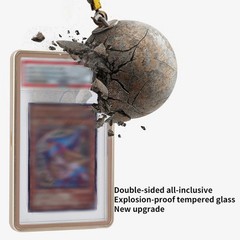 For PSA BGS CGC Magnetic Aluminum Alloy Slab Protector Display Case UV Protector