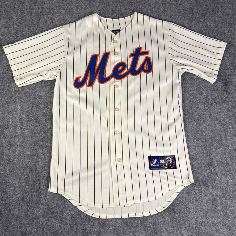 New York Mets Majestic David Wright #5 Mens Jersey Pinstripes