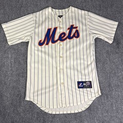 New York Mets Majestic David Wright #5 Mens Jersey Pinstripes
