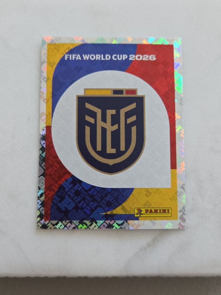 FIFA WORLD CUP 2026 OFFICIAL PANINI STICKER — ECUADOR — ECU 1