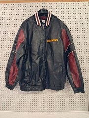 Vintage NFL Washington Redskins GIII PVC Leather Jacket Size XL