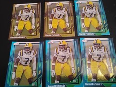 Gold & Blue 2026 SAGE Harold Perkins Jr #198 Atlanta Falcons RC Lot Of 6