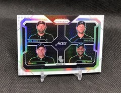 2025 Prizm LIV Golf 4ACES GC /36 DUSTIN JOHNSON, REED, PIETERS, VARNER III #55