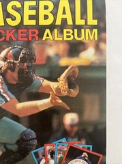 1982 Topps Baseball Sticker Album Old Stock Never Used Empty Carter