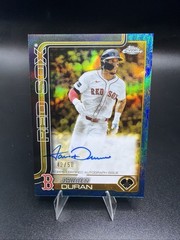 Jarren Duran Gold/Blue Refractor Auto /50🔥2025 Topps Gilded Collection
