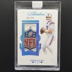 2021 Flawless Josh Allen NFL Shield Patch One of One #PAT-JAL 1/1 Encased
