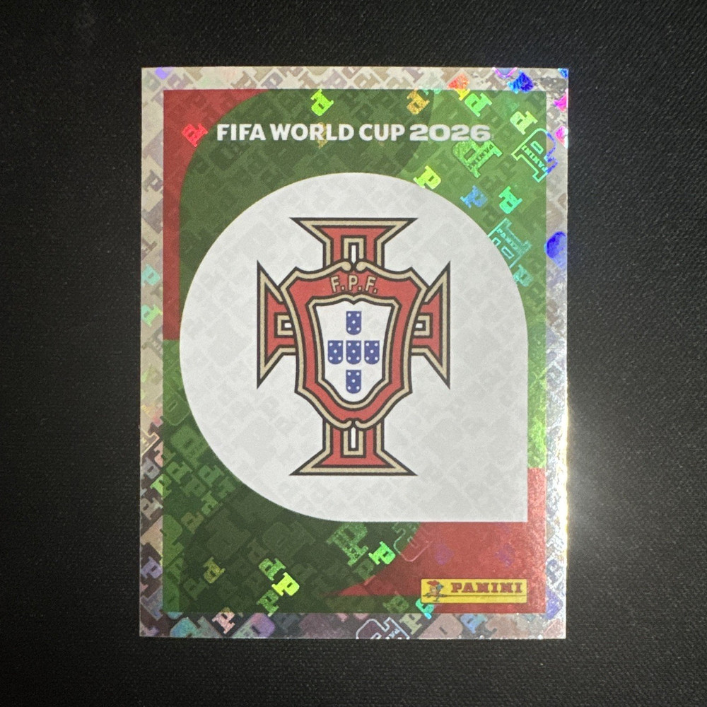Panini FIFA World Cup 2026 Portugal Crest/Logo Sports Sticker POR 1 CODE GOOD