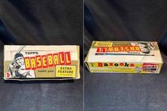1961 Topps Baseball Empty 5 Cent Wax Pack Retail Display Box