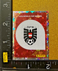 AUSTRIA EMBLEM FOIL PANINI STICKER FIFA WORLD CUP 2026 USA-MEX-CAN