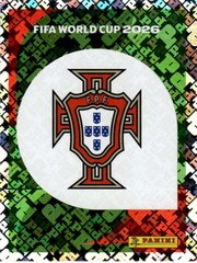 2026 Panini World Cup Stickers #POR1 Team Logo — Portugal FOIL MLS