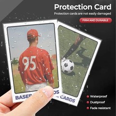 100/200/500/1000CT Semi Rigid Card Holders + Free Sleeves For 35pt Trading Cards