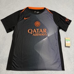 Nike Inter Milan 23/24 Third Jersey Mens XL Black Orange HM3441-010 Total 90