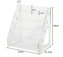 Trading Card Display Stand, 5 Tier Vertical Holder for Baseball Basketball Sport