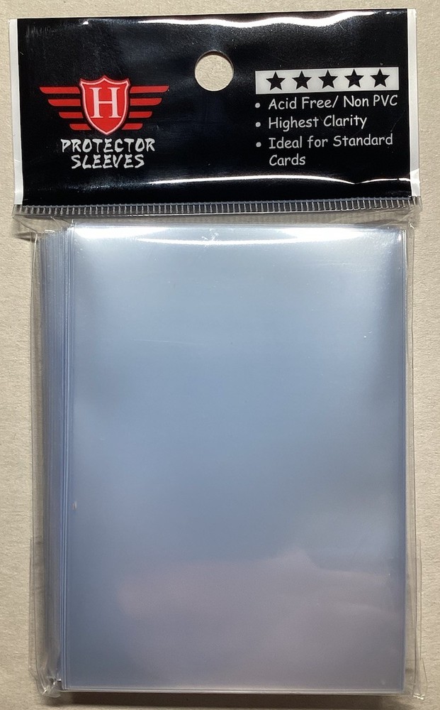 1 Pack 100 Homthy Protector Penny Trading Card Sleeves Unopened With Tracking