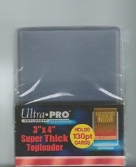 20 — Ultra Pro 3 x 4 130pt Premium Topload Card Holders SUPER THICK