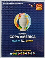 COPA AMERICA ARGENTINA / COLOMBIA 2021 PANINI — ALBUM + FULL SET 369/369 MESSI