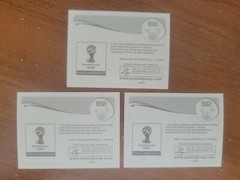 3 2014 Panini FIFA World Cup Brazil Album Stickers Team España Spain #109
