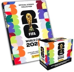 PRESALE Panini FIFA World Cup 2026 Stickers — Hardcover Album + 50 packet BOX
