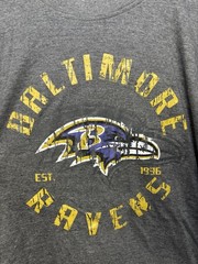Baltimore Ravens Shirt Apparel Men’s Grey Graphic Long Sleeve XL Tall Heavy New
