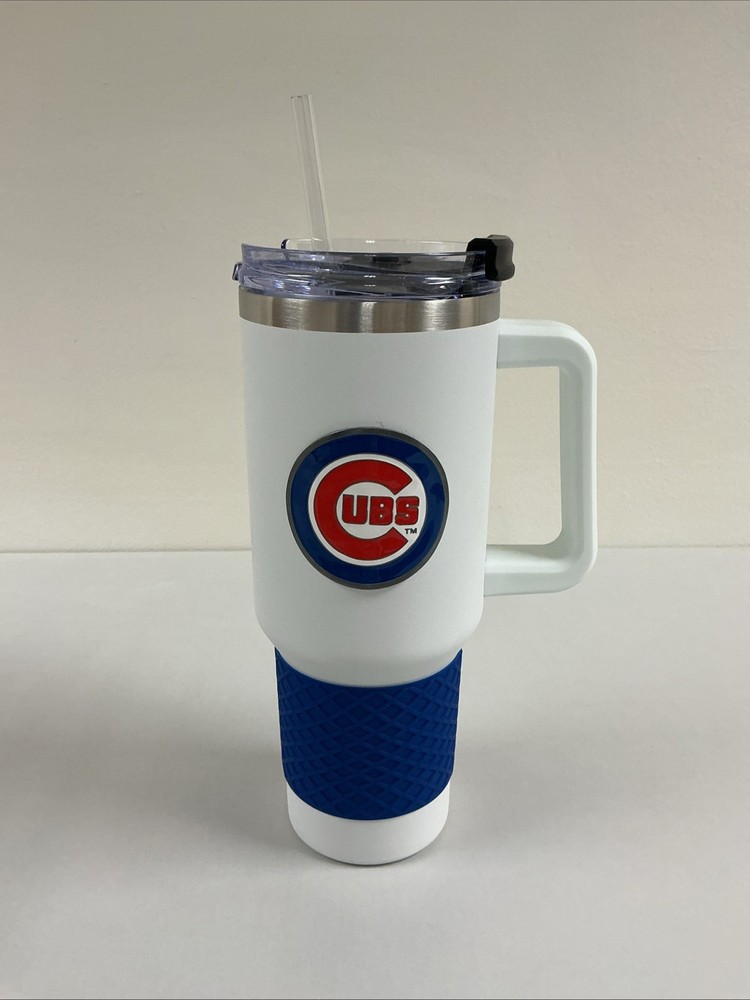NEW MLB Chicago Cubs Colossus 40 Oz Stainless Steel Insulated Tumbler Bottle G21