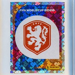 2026 Panini FIFA World Cup Netherlands Emblem Holo Foil Sticker NED 1 NM Holland