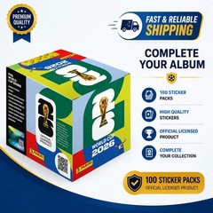 FIFA World Cup 2026 PANINI Collection — Box 50 packs 350 stickers US (free Ship)