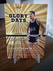 2025 Leaf Glory of Game Glory Days #/30 George Gervin HOF Auto