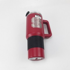 NC State Wolfpack NCAA 40oz Travel Mug Tumbler Stainless Steel Insulated Handle