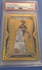 2023-24 Panini Obsidian — Jarace Walker #187 Electric Etch Gold Flood /10 (RC)