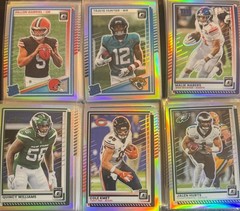 2025 Optic Football Holo Silver-Pink Prizm Base-Vets-Rookies Save 30% on 4+