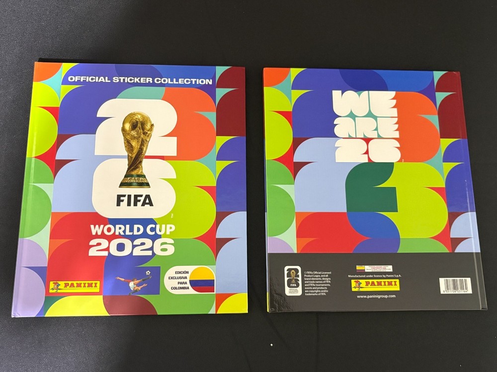Panini FIFA World Cup 2026 Hard Cover Album COLOMBIA Edition AUTHENTIC