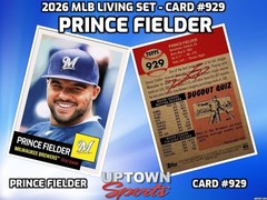 Prince Fielder — 2026 MLB Living Set® — Card 929 — Presale