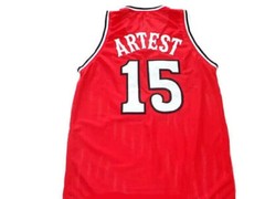 Throwback Ron Artest #15 St. John Basketball Jersey Youth/Men Sewn Custom S-6XL