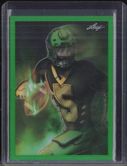 2026 Leaf Metallic Imaginations Prismatic Green #MI15 Dante Moore 2/25