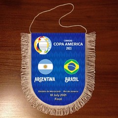 Pennant Copa America 2021 Argentina — Brazil