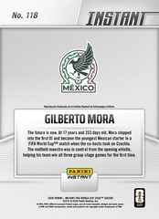 2026 Panini Instant FIFA World Cup #118 Gilberto Mora Mexico RC PRESALE