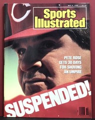1988 SPORTS ILLUSTRATED — PETE ROSE SUSPENDED 30 DAYS — Cinc. Reds No Label