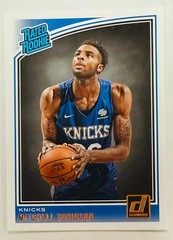 2018-19 Panini Donruss Mitchell Robinson Rated Rookie Card #163 New York Knicks