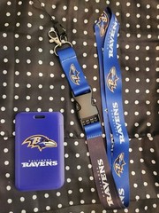 Baltimore Ravens NFL Lanyard Keychain & ID Holder