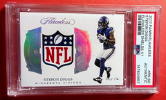 2017 FLAWLESS STEFON DIGGS 1/1 NFL SHIELD VIKINGS BILLS TEXANS PATRIOTS