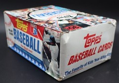 1981 Topps Baseball Wax Empty Display Box