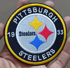 Pittsburgh Steelers NFL Team Logo Iron On Patch — Sew Patch — Embroidered Patch
