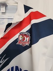 Sydney Roosters Jersey 2XL Rugby NRL Australia Samsung ISC Telstra Car Buyers