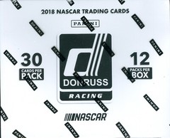 2018 Panini Donruss NASCAR Racing Factory Sealed Jumbo Cello Value Fat Pack Box