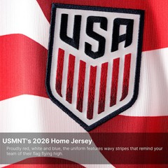 L The home jersey for the US men’s national team at 2026 World Cup -Large size