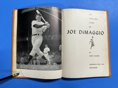 1950 The Thrilling Story of JOE DIMAGGIO (Hardcover 1st Printing) ~ YANKEES-HOF