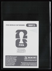2026 Panini FIFA World Cup Stickers #MAR1 MOROCCO